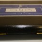 COLLECTIBLE EMPTY WOOD CIGAR BOX BLACK CAMEROON AGED ROBUSTO ROCKY PLATED HONDURAS