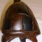 BEAUTIFUL WOOD CARVED FIGURINE TURTLE TURQUOISE