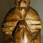 VINTAGE HANDCARVED FIGURINE OLD MAN IN A HAT CYROCO
