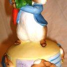 PETER RABBIT COLLECTION REVOLVING MUSIC BOX 'PETER RUN WITH A HOP A1329 NMB GIFT