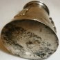 VINTAGE MINIATURE PEPPER SHAKER .950 SILVER AZTEC DESIGN