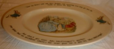 WEDGWOOD BEATRIX POTTER PETER RABBIT ENGLAND CAKE PLATE PLATTER 9"