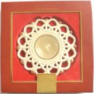 LENOX VOTIVE CANDLEHOLDER SNOW FLAKE SNOW LIGHTS NMB