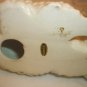 VINTAGE PORCELAIN CERAMIC WHITE KING POODLE DOG FIGURINE