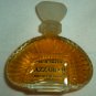 VINTAGE CRYSTAL GLASS BOTTLEAZZARO 9 BY LORIS AZZARO .17 OZ PARFUME