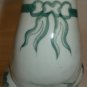 VINTAGE HANDPAINTED PORCELAIN CAT FIGURINE FLOWERS