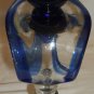 GORGEOUS HANDCRAFTED BLOWN COBALT GLASS CANDLEHOLDER TURKEY
