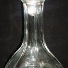 CONTEMPORARY CLEAR OPTICAL GLASS SHIPS DECANTER GLASS STOPPER