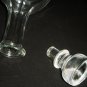 CONTEMPORARY CLEAR OPTICAL GLASS SHIPS DECANTER GLASS STOPPER
