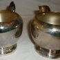 VINTAGE F.B.ROGERS SILVER CO. SILVERPLATED SUGAR AND CREAMER SET