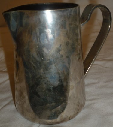 ANTIQUE D.W.HABER & SON N.Y. SILVER PLATE CREAMER