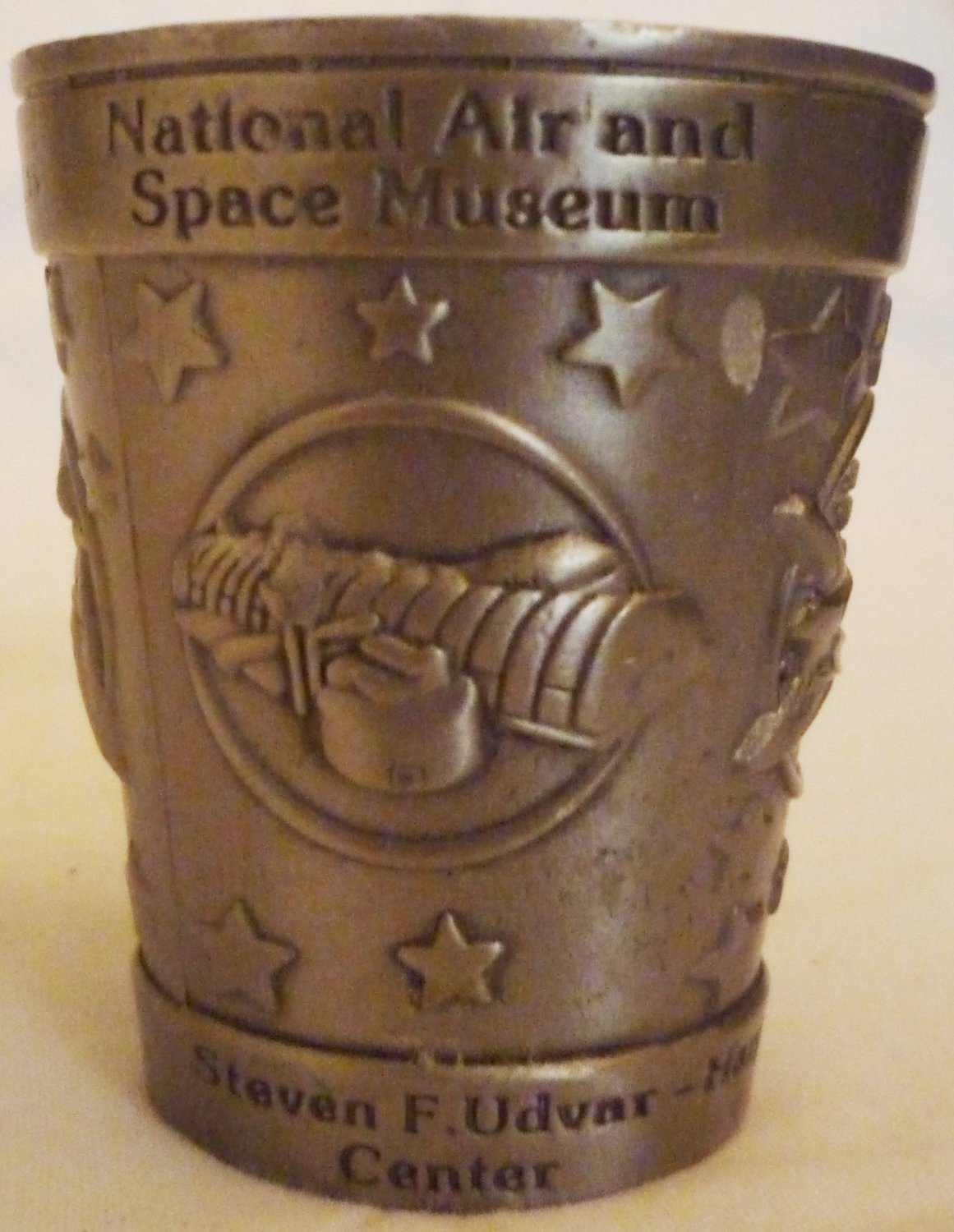 PEWTER COLLECTIBLE AIR & SPACE MUSEUM SMITHSONIAN INSTITUTION STEVEN UDVAR CNTR