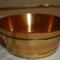 VINTAGE DOLLHOUSE MINIATURE COPPER WATER BUCKET & CARRYING POT PORTUGAL SET OF 2