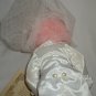 CHARMING VINTAGE BRINN'S JUNE CALENDAR CLOWN BRIDE PORCELAIN BISQUE DOLL COA