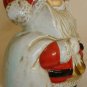 VINTAGE HANDPAINTED CERAMIC SANTA CHRISTMAS BANK PIGGY BANK