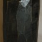 VINTAGE AFRICAN ART WOOD CARVED SCULPTURES FIGURINE SET OF 3