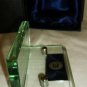 EXECUTIVE DESK TOP CLEAR BLOCK CRYSTAL BUSINESS CARD HOLDER NMB