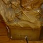 VINTAGE H.BECKER SCULPTURE SHEEP HERDER WITH GOAT DECORATIVE LAMP 1961