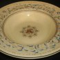 VINTAGE MYOTT STAFFORDSHIRE MEDICI BLUE SKY RIMMED SOUP PLATE BOWL ENGLAND
