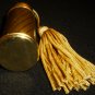 BEAUTIFUL INCASED GLASS BRASS PERFUME BOTTLE REUSABLE COMPACT REFILLABLE GOLD 5