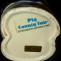 VINTAGE 1980 ENESCO PIG COUNTY FAIR JEM JELLO JAR LIDDED SUGAR BOWL