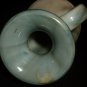 VINTAGE JIM BEAM LIQUOR BOTTLE DECANTER MILK GLASS GREEK OLYMPIC DISC THROWER