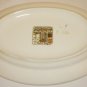 HANDPAINTED PORCELAIN OVAL PLATE CASINO CANNES HOTEL BAR ITALY