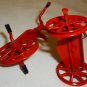 MINIATURE RED TRICYCLE PAINTED METAL BIKE DOLLHOUSE ROC