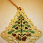 BEAUTIFUL LENOX CHINA PORCELAIN CHRISTMAS TREE COLORFUL ORNAMENT NMB