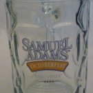 FEST & BEST SAMUEL ADAMS BEER DIMPLED GLASS STEIN MUG OCTOBERFEST