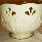 DECORATIVE WHITE LENOX BOWL WITH BELLS MADE IN USA
