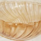 ARCOROC FRANCE ROSALINE PINK SWIRL GLASS SALAD FRUIT SERVING BOWL