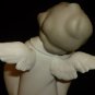 LLADRO UNGLAZED PORCELAIN FIGURINE THINKING ANGEL PENSANDRO 4539 MADE IN SPAIN