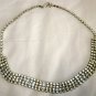 VINTAGE BEDAZLED CRYSTAL FORMAL FESTIVE NECKLACE CHOCKER