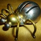 BEAUTIFUL SILVER .925 TP-65 BEETLE BUG PIN BROOCH MEXICO