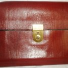 VINTAGE HIGH QUALITY LEATHER MEN'S HAND BAG CLUTCH PURSE WESTERN GERMANY LOCK