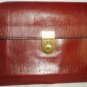 VINTAGE HIGH QUALITY LEATHER MEN'S HAND BAG CLUTCH PURSE WESTERN GERMANY LOCK