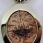 HARRY POTTER'S COMMEMORATIVE MARAUDER'S MAP HOGWARTS SCHOOL KEY CHAIN RING NMB