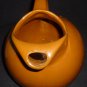 VINTAGE HALL BROWN CERAMIC POTTERY WATER PITCHER W/ICE CATCHER