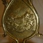 VINTAGE BRASS BRONZE SHABBAT BLESSING CANDLE HOLDER HEN HOLON ISRAEL JUDAICA