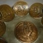 UNIQUE HANDCRAFTED GENUINE MEXICAN COIN ASHTRAY
