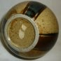 VINTAGE JAPANESE EARTHENWARE POTTERY SET OF 2 DECORATIVE SMALL VASES