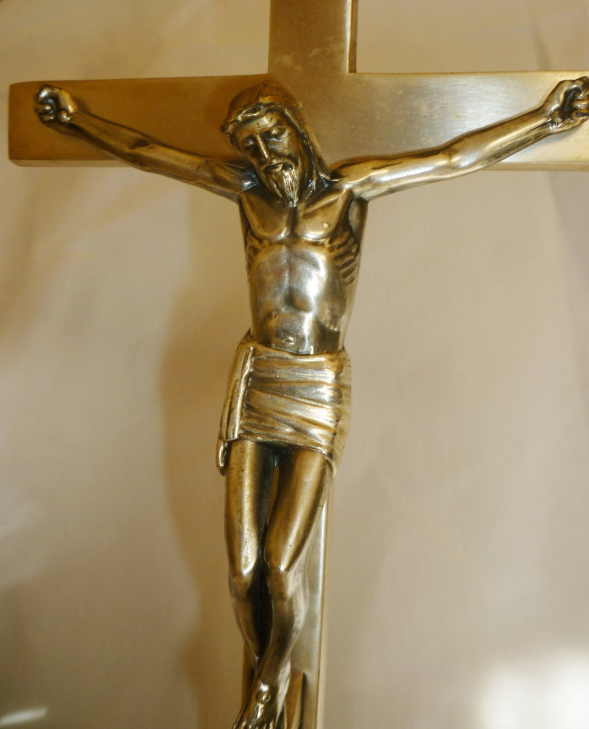 STUNNING VINTAGE CRUCIFIX STATUE JESUS CHRISTIANITY INRI ITALY