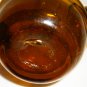 VINTAGE ANTIQUE AMBER BROWN HAND CRAFTED GLASS TEAPOT CRUET