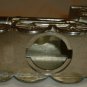 VINTAGE SILVERPLATE FIGURAL PIGGY STILL COIN BANK CHOO-CHOO TRAIN TZEDAKAH