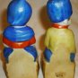 CHARMING VINTAGE PORCELAIN DUTCH GIRL & BOY BOOKENDS SET OF 2 JAPAN