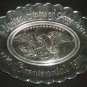 CLEAR PRESSED GLASS AVON BICENTENNIAL 1776-1976 OVAL DISH PLATE AMERICANA/EAGLE