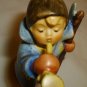 HUMMEL GOEBEL FIGURINE HEAR YE HEAR YE BOY W/HORN BUMBLEBEE TMK-8 GERMANY