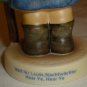 HUMMEL GOEBEL FIGURINE HEAR YE HEAR YE BOY W/HORN BUMBLEBEE TMK-8 GERMANY