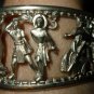 UNIQUE CUFF SPRING BRACELET CHRISTIANITY J.M.J. BE WITH US ON OUR WAY BRACELET